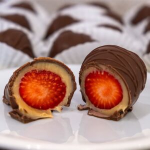 STRAWBERRY BONBON WITH CONDENSED MILK (UNIT)