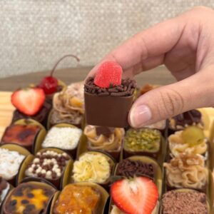 Brigadeiro com jujuba (copinho)